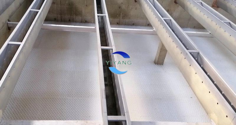 自来水厂用蜂窝斜管填料的安装方法