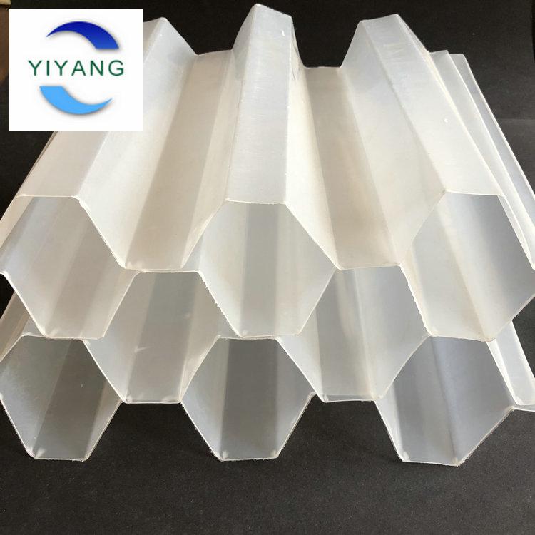 不同孔径蜂窝斜管填料的区别